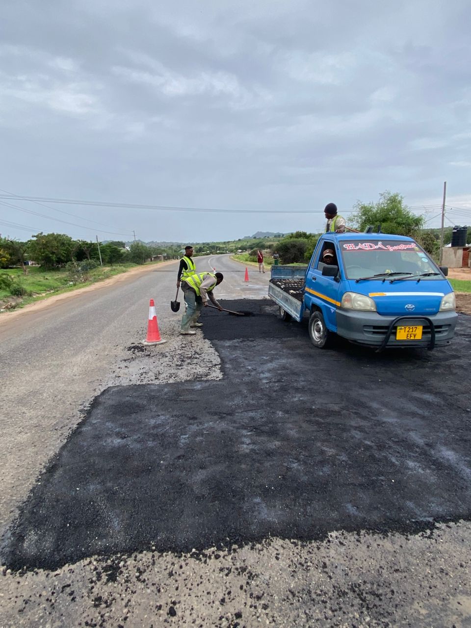 Road repairing and maintenance