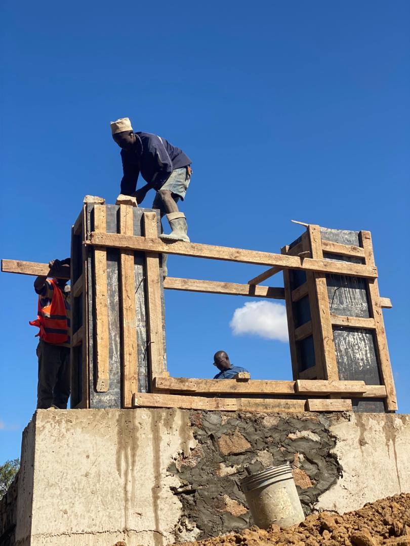 Bridge construction project